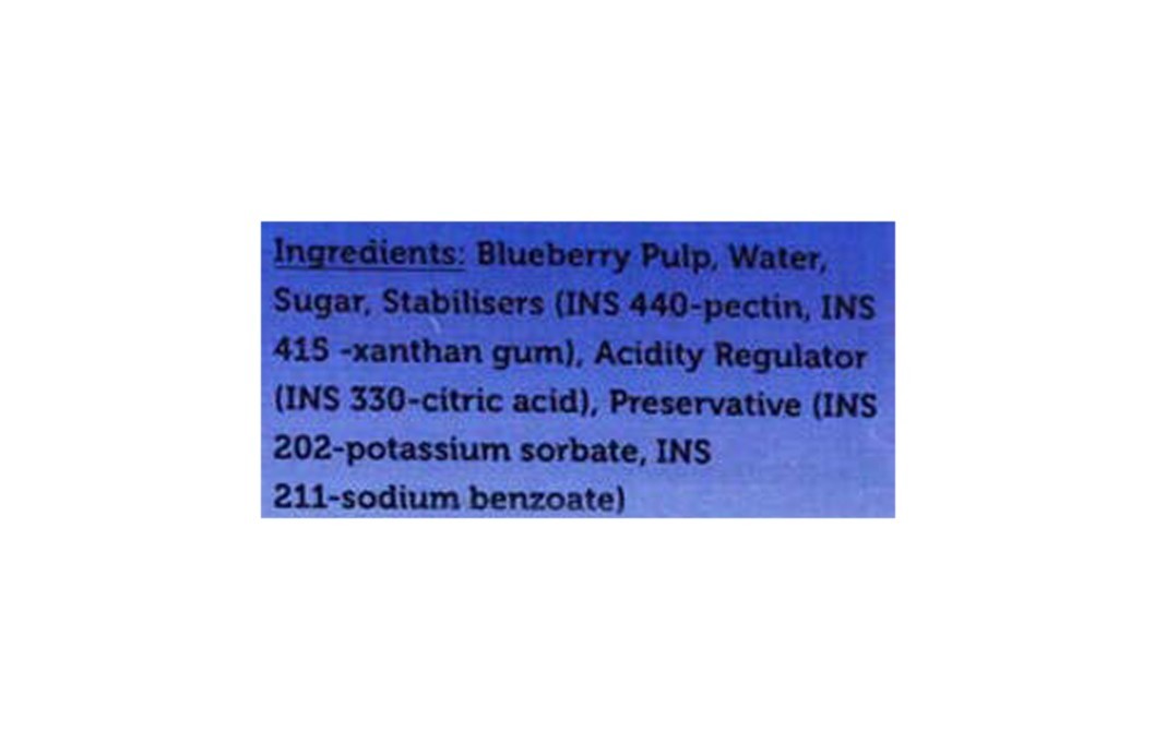 Urban Platter Blue Berry Syrup    Plastic Bottle  500 millilitre